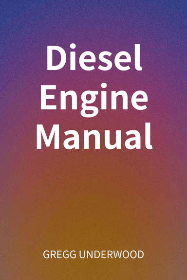Diesel Engine Manual cover