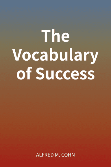 The Vocabulary of Success cover