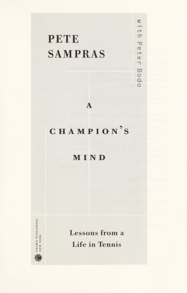 A champion's mind cover