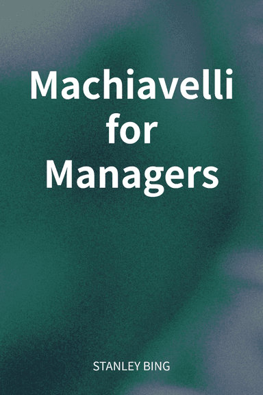 Machiavelli for Managers cover
