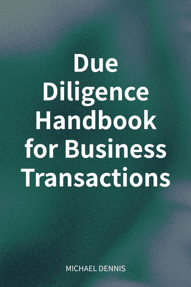 Due Diligence Handbook for Business Transactions cover