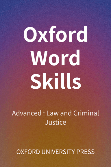 Oxford Word Skills cover
