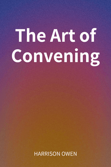 The Art of Convening cover