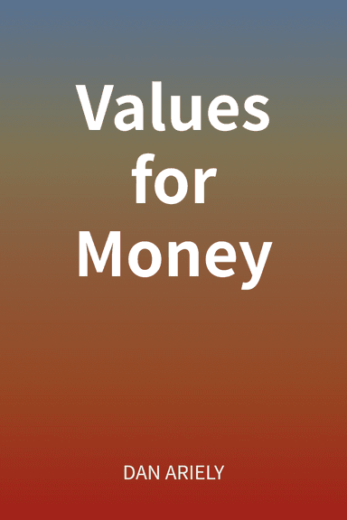 Values for Money cover