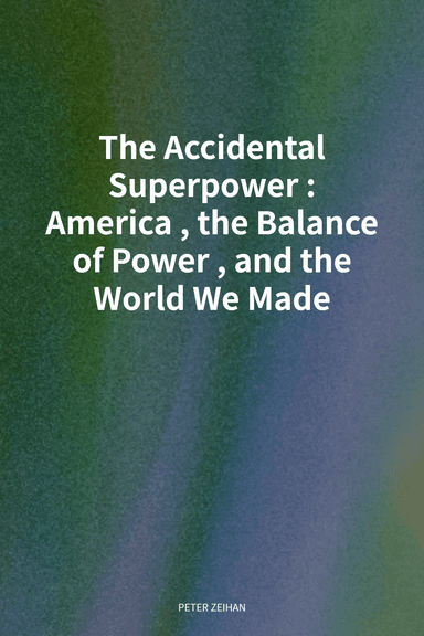 The Accidental Superpower: America, the Balance of Power, and the World We Made cover