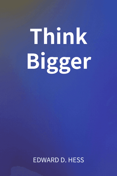 Think Bigger cover