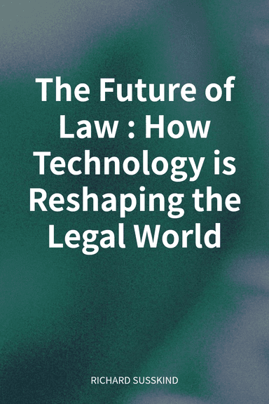 The Future of Law: How Technology is Reshaping the Legal World cover