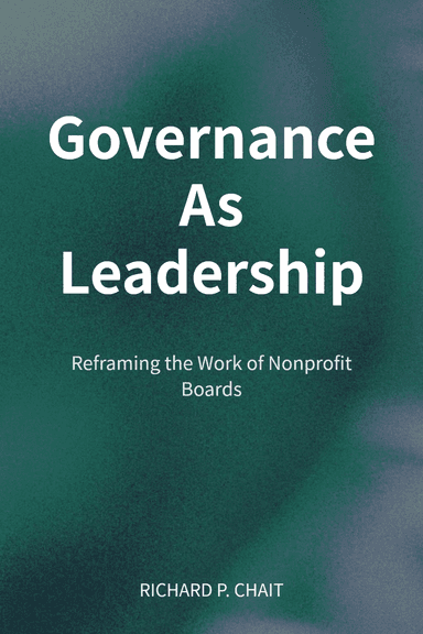 Governance As Leadership cover