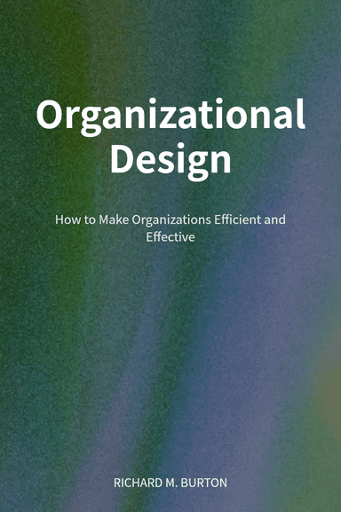 Organizational Design cover