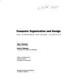 Computer Organization and Design cover