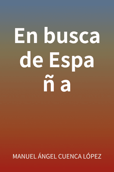 En busca de España cover