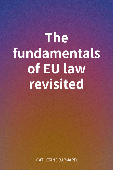 The fundamentals of EU law revisited cover