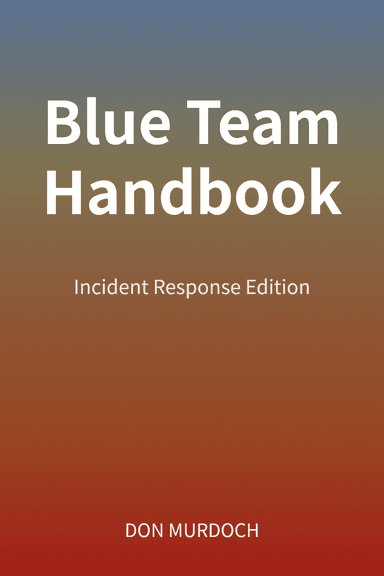 Blue Team Handbook cover