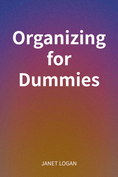 Organizing for Dummies cover