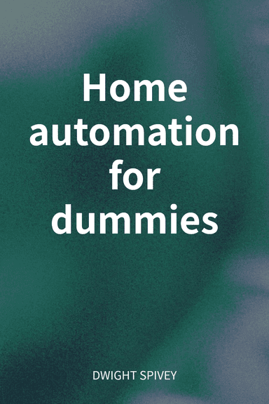 Home automation for dummies cover