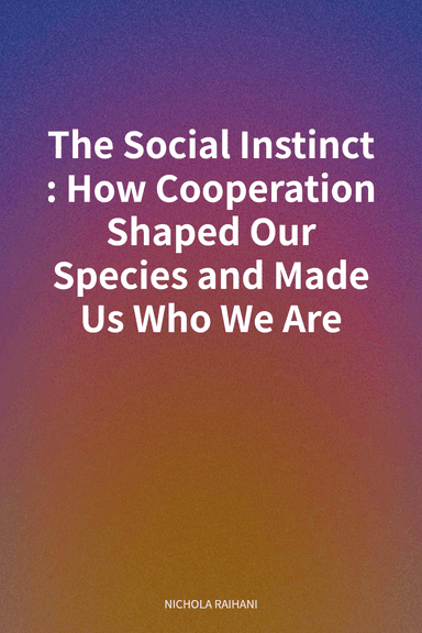 The Social Instinct: How Cooperation Shaped Our Species and Made Us Who We Are cover