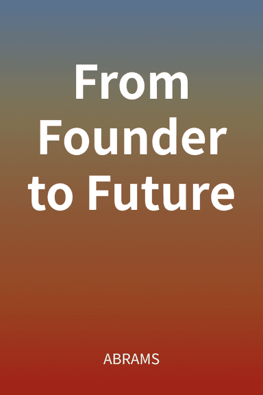 From Founder to Future cover