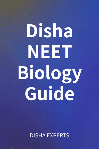 Disha NEET Biology Guide cover