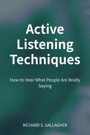 Active Listening Techniques cover