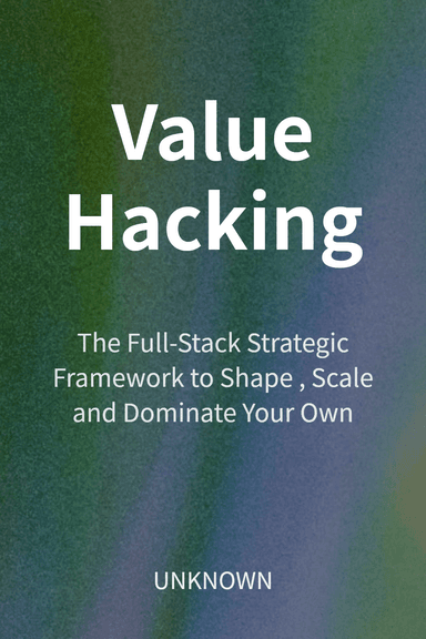 Value Hacking cover