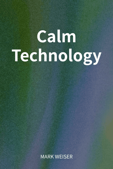 Calm Technology cover