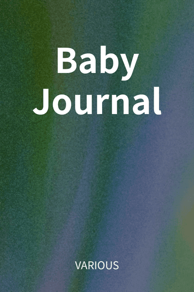 Baby Journal cover