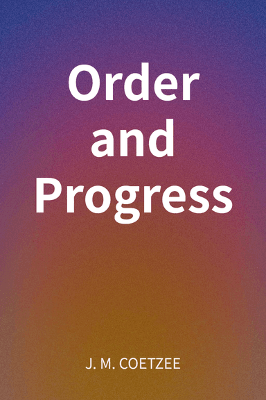 Order and Progress cover