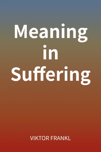 Meaning in Suffering cover
