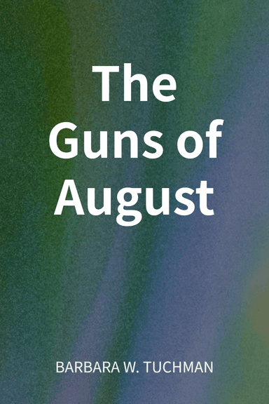 The Guns of August cover