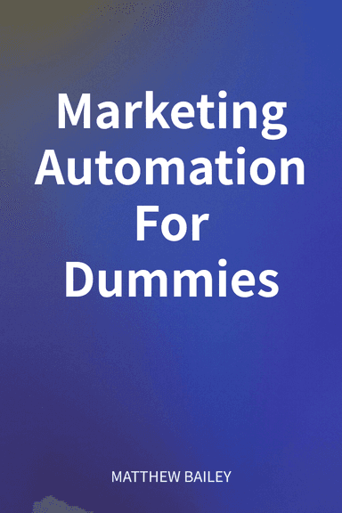 Marketing Automation For Dummies cover
