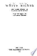 The Novels of Fyodor Dostoevsky: White nights and other stories cover