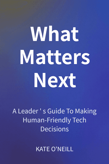 What Matters Next cover