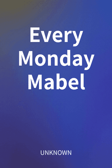 Every Monday Mabel cover