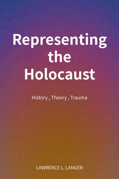 Representing the Holocaust cover