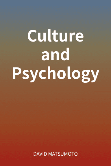 Culture and Psychology cover