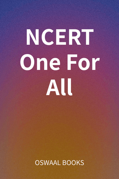 NCERT One For All cover