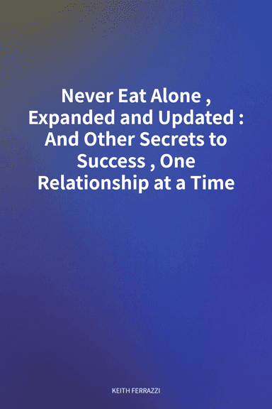 Never Eat Alone, Expanded and Updated: And Other Secrets to Success, One Relationship at a Time cover