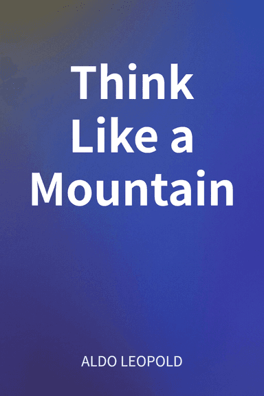 Think Like a Mountain cover