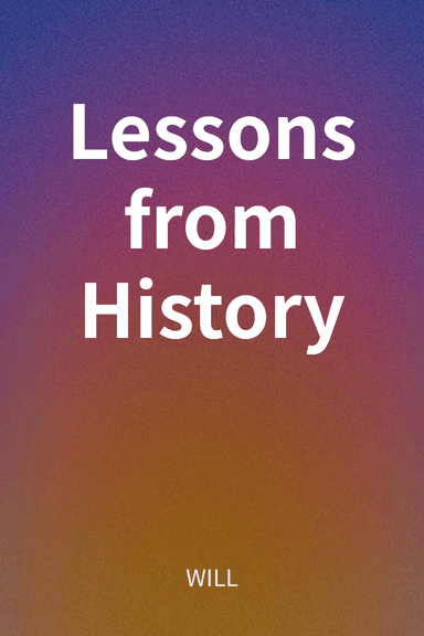 Lessons from History cover