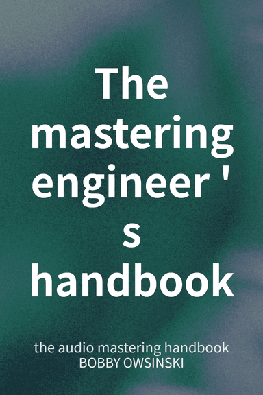 The mastering engineer's handbook cover