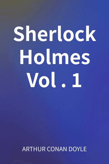 Sherlock Holmes Vol. 1 cover