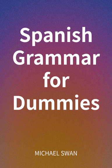 Spanish Grammar for Dummies cover
