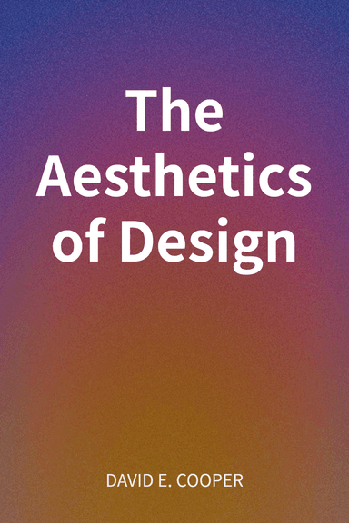 The Aesthetics of Design cover