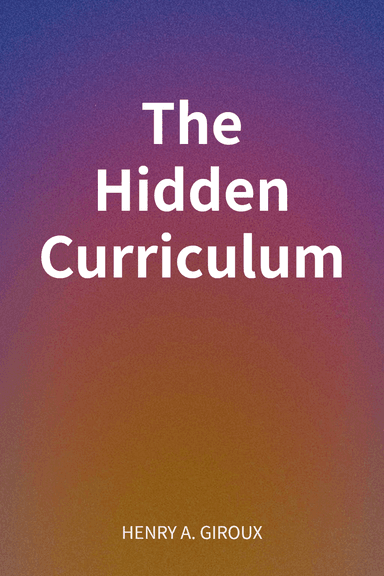 The Hidden Curriculum cover