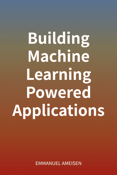 Building Machine Learning Powered Applications cover