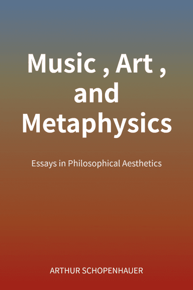 Music, Art, and Metaphysics cover