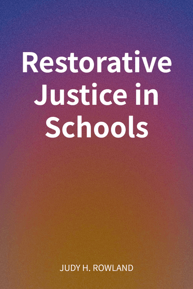 Restorative Justice in Schools cover