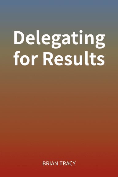 Delegating for Results cover