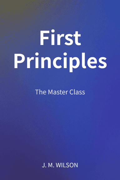 First Principles cover