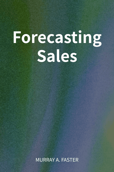 Forecasting Sales cover